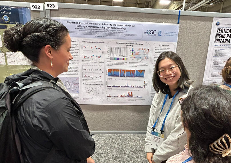 Presenting my research at the Ocean Sciences Meeting 2024 in New Orleans, LA